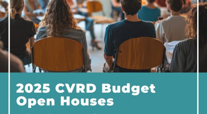 CVRD 2025 Budget Open House Saltair Community Center